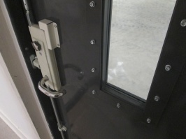 SR3 rated lock and vision panel